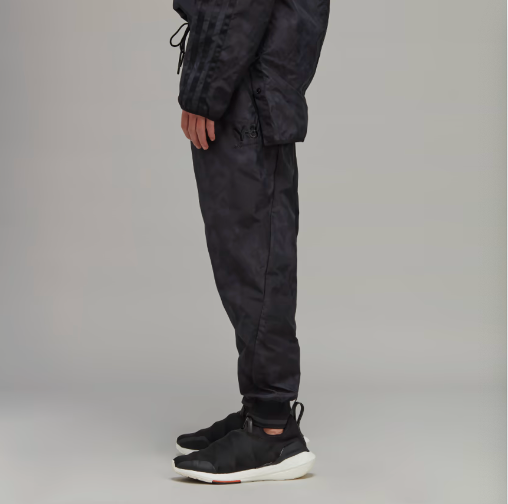 Adidas Y-3 LEOPARD PRINT SOCCER BLACK PANTS RETAIL $500 Size Adidas Y-3 LEOPARD PRINT SOCCER BLACK PANTS RETAIL $500 Size
