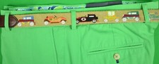 Hand-Needlepoint 14 Car Belt Sz: 42"W