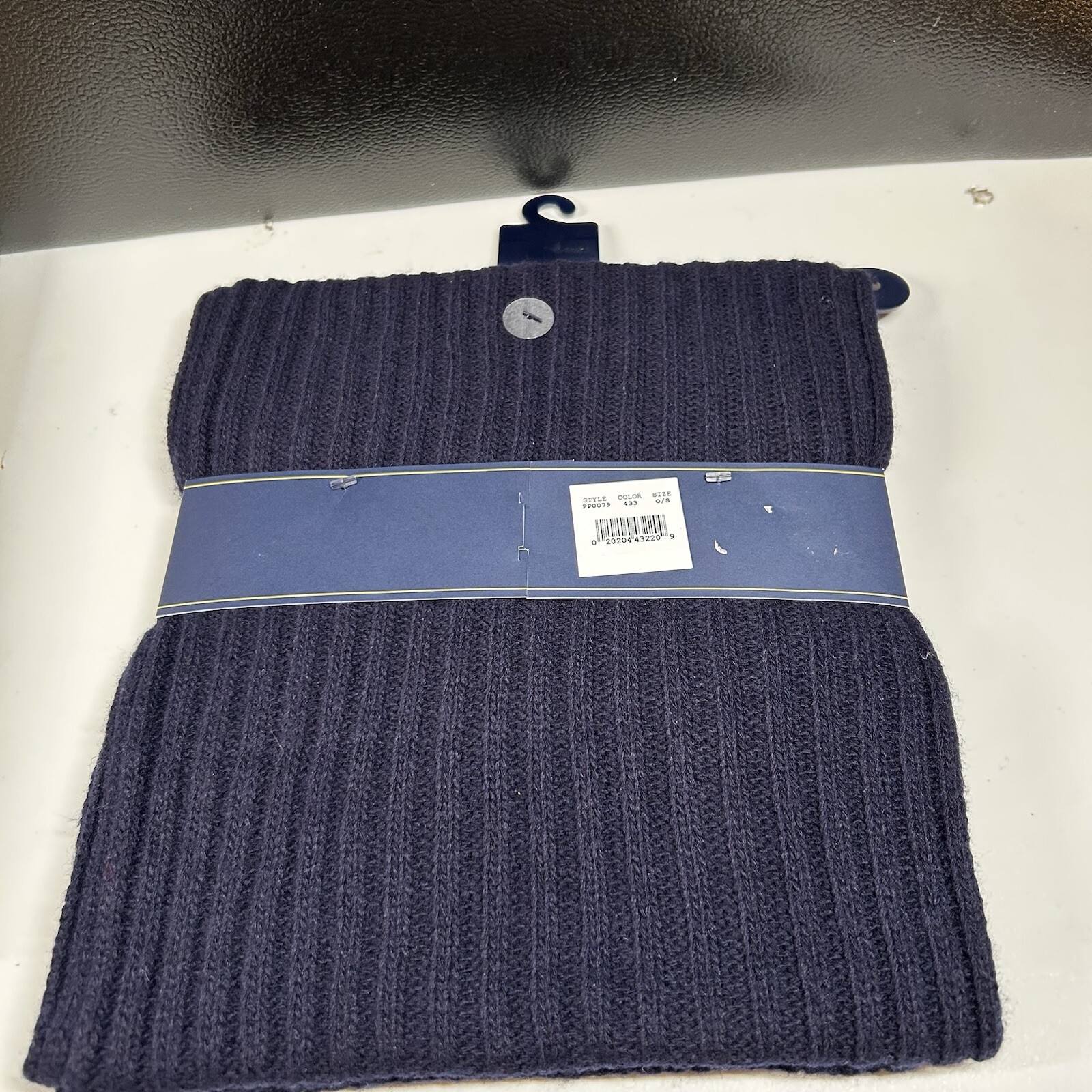 Polo Ralph Lauren Beanie Hat Berretto Sciarpa Set Uomo Navy Rosso Pony Acrilico Preppy NUOVO