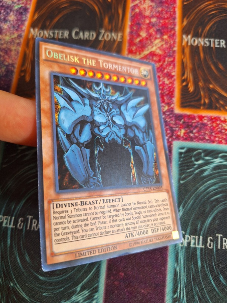 Yu-Gi-Oh! Obelisk the Tormentor CT13-EN002 Secret Rare Limited