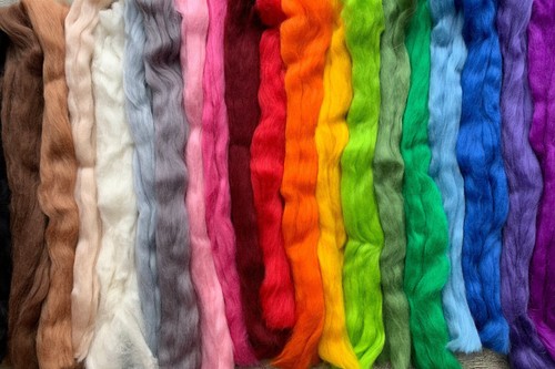 'Mezcla de variedades' de lana de fieltro con aguja Heidifeathers® - 20 colores lana merina - 100 g - Imagen 3 de 12