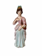 Vintage Fuller Brush Porcelain Perfume Bottle, Leading Lady Japan, Mint!
