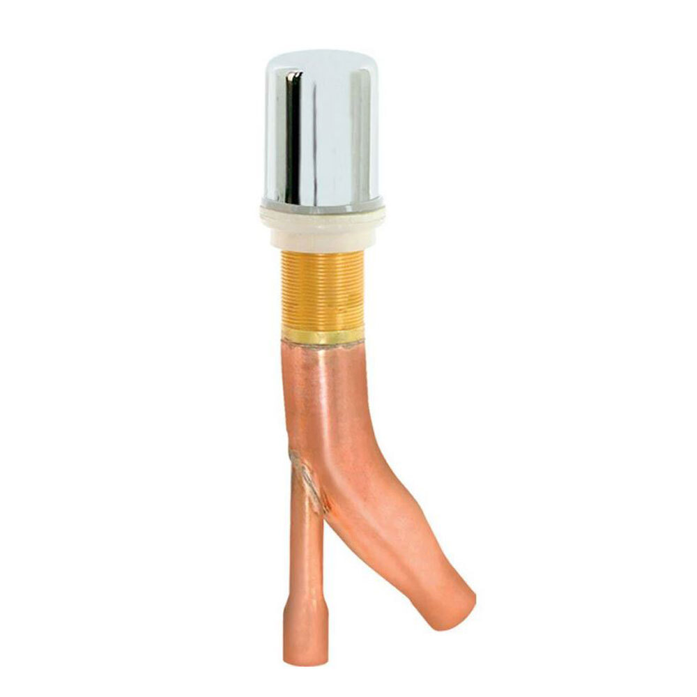 HeavyPattern Copper Body Dishwasher Air Gap Assembly with Chrome Cap