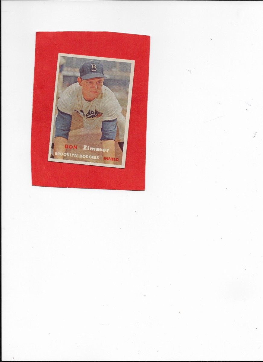 1957 Topps 284 Don Zimmer NICE! Tough Series | eBay