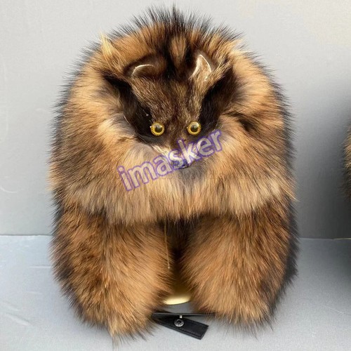 Sombrero de piel de mapache natural real completamente cubierto para hombre sombrero ruso Ushanka sombrero trampero - Imagen 17 de 24