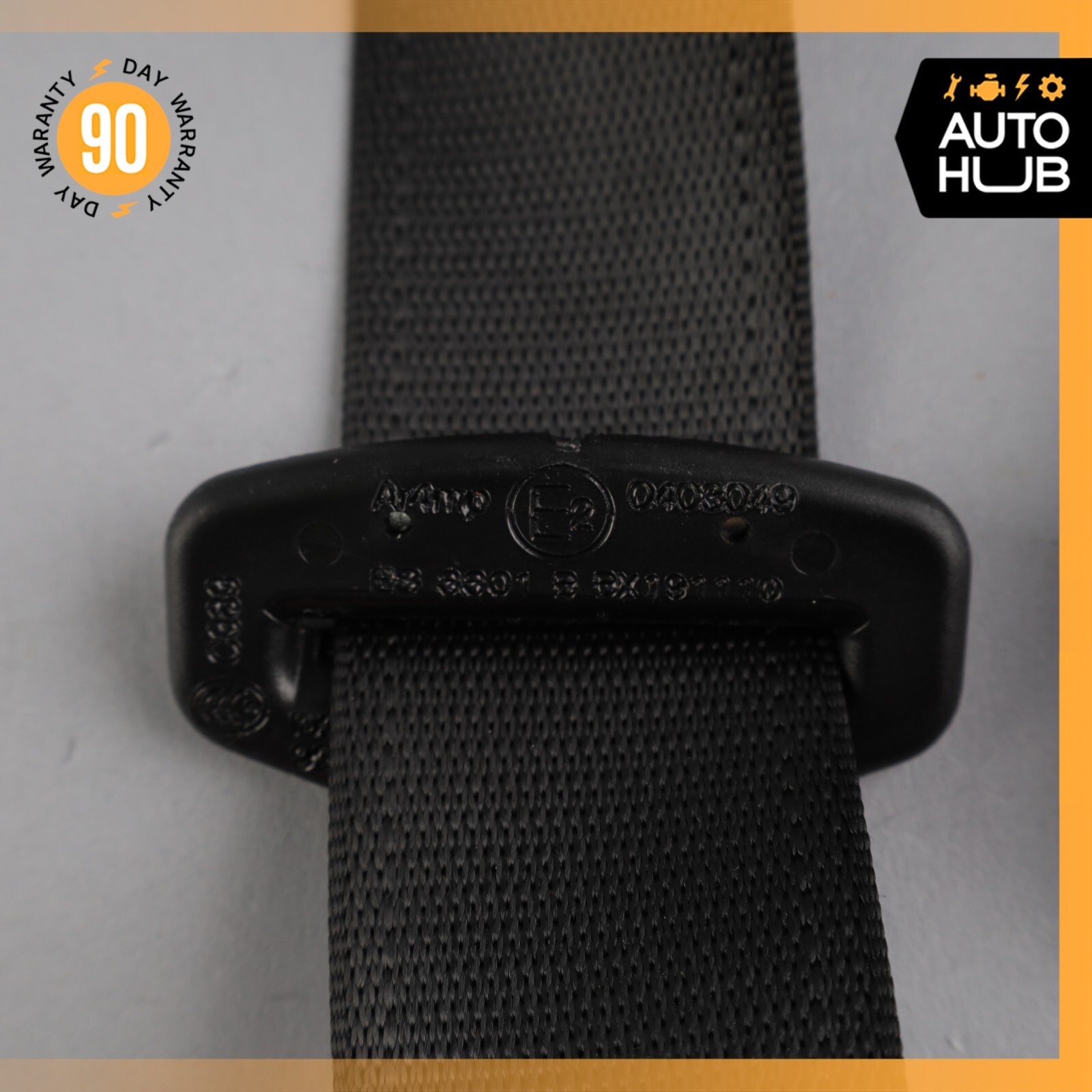 09-13 Maserati Quattroporte S M139 Rear Left or Right Side Seat Belt Black OEM