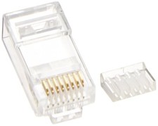 Platinum Tools 106188J RJ45 Cat6 Round Solid Connector, 100 Piece
