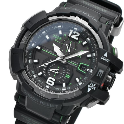 CASIO G-SHOCK GRAVITYMASTER GW-A1100-1A3JF SKY COCKPIT Radio Solar