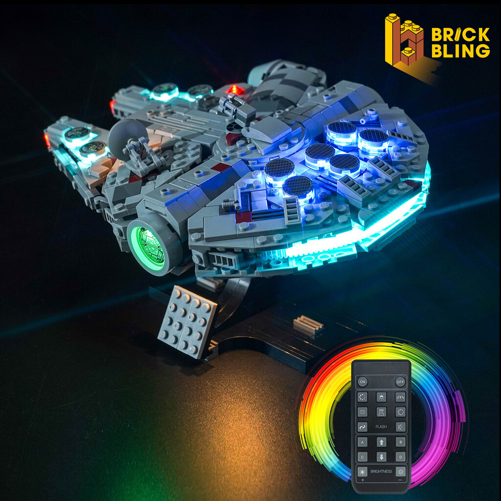 LED Light Kit for LEGO Millennium Falcon 25th Anniversary Starship