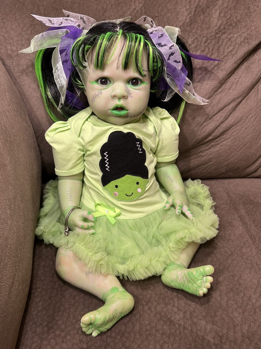 22 in OOAK Baby Frankenstein Reborn Toddler Doll Elliot by