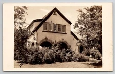 RPPC Beautiful Arts And Crafts Cottage Real Photo Postcard D46