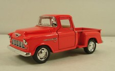 New 5 Kinsmart 1955 Chevy Stepside 3100 Pick Up Truck Diecast Model 132 Orange New 5 Kinsmart 1955 Chevy Stepside 3100 Pick Up Truck Diecast Model 132 Orange