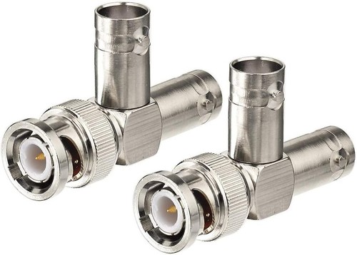 2 szt. Adapter typu T BNC BNC męski na podwójne gniazdo rozdzielacza wideo złącze BNC - Zdjęcie 2 z 3