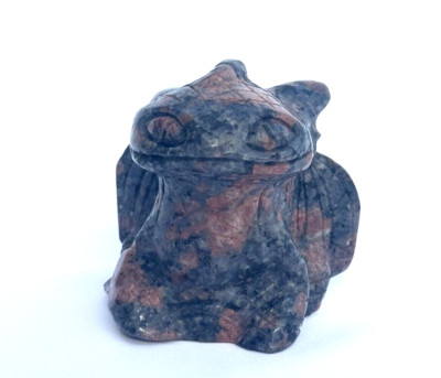 Red Jasper Baby Toothless Fire Flying Dragon, Pokémon Dragon Figurine Reiki