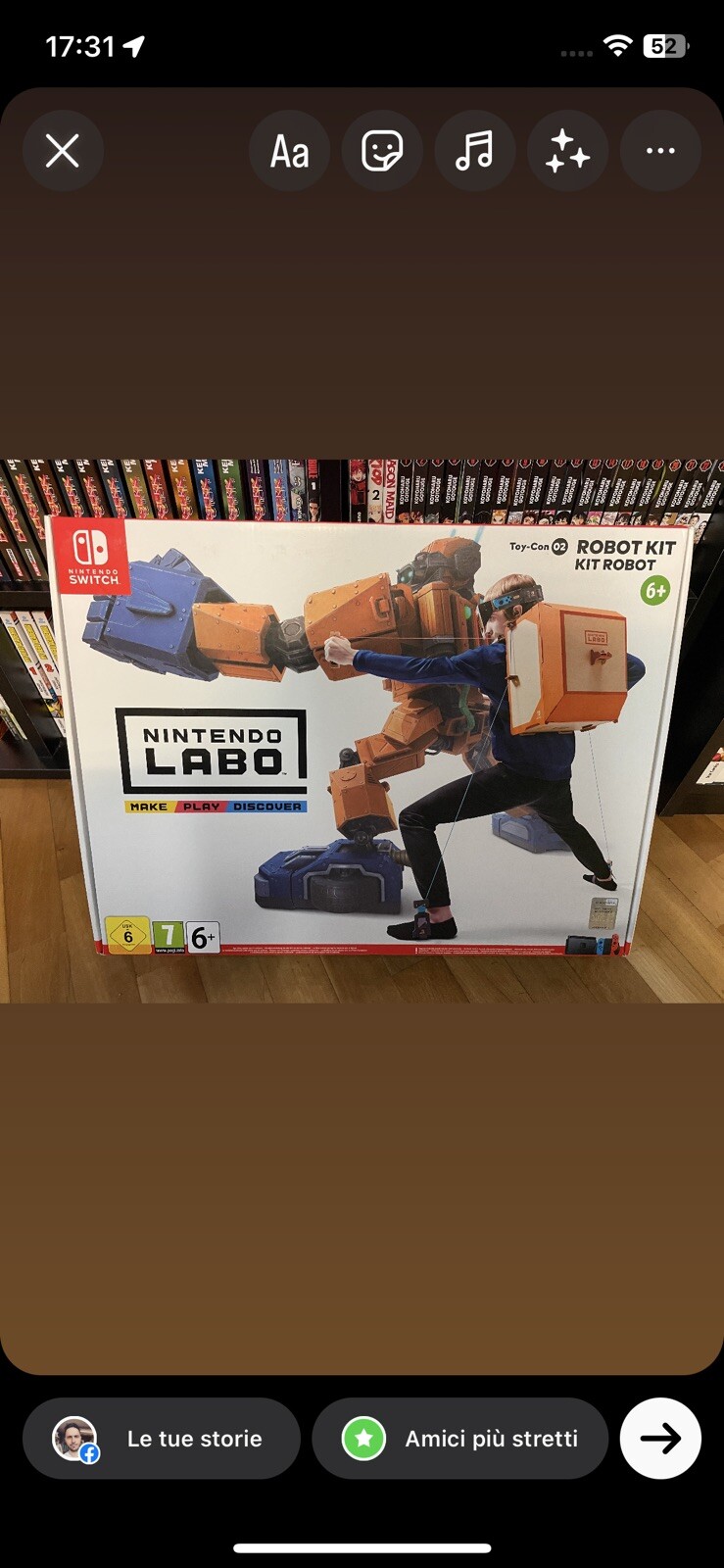 Nintendo Labo Toy Con 02 Kit Robot per Nintendo Switch - Nuovo