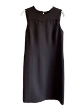Tory Burch Women's Sleeveless Sheath Dress Dark Brown Size 8