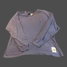 Vintage 90s Tommy Hilfiger Shirt Front Tag Sewn On Made In USA Long Sleeve Blue