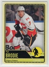 T.J. Brodie 12-13 O-Pee-Chee OPC Base Common #412 Calgary Flames