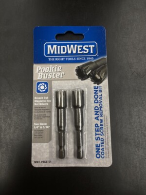 Midwest MWT-PBSET01 Pookie Buster Bit Set, 1/4'' & 5/16'' FREE SHIPPING