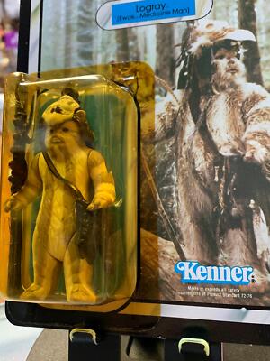 Logray Ewok Medicine Man ROTJ 77 Back 3147 (Vintage Star Wars