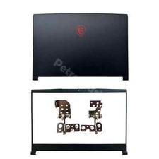 15.6" Back Cover Top Lid Bezel Hinges For MSI GF65 Thin 9SD 9SE MS-16W1 MS-16W2