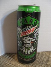 Mountain Dew EMPTY Can- 24oz. HARD Mountain Dew- Regular(Green)- Eagle Graphics