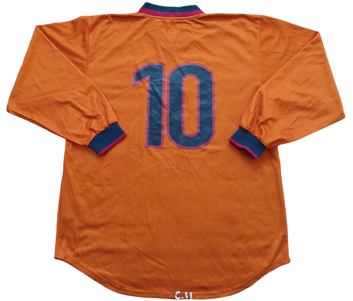 Fc Barcelona 1998-1999-2000 #10 Away Jersey Nike Shirt Size Fc Barcelona 1998-1999-2000 #10 Away Jersey Nike Shirt Size