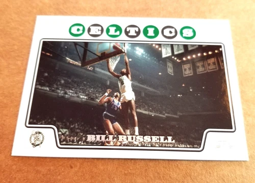 BILL RUSSELL 2008-09 TOPPS BASKETBALL #175 CELTICS HOF QTY 