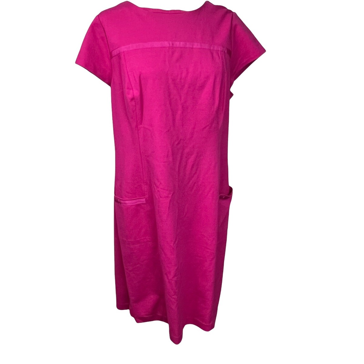 Boden Paddington Shift Dress Pockets Hot Pink Work Career Size 14R | eBay