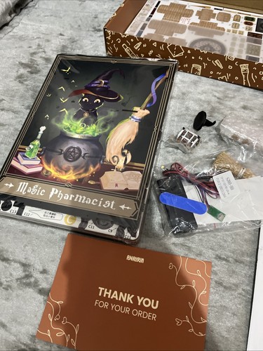 Nuevo kit de libros de farmacia Magic Nook, hágalo usted mismo final de libro gato bruja hágalo usted mismo construir - Imagen 4 de 9