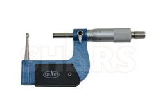 Shars 1 - 2" Tube Micrometer 0.0001" Graduation Carbide Tipped New P}