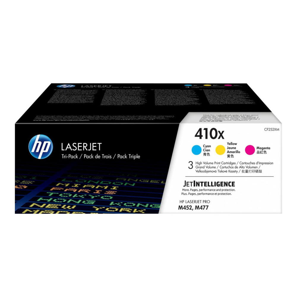 HP No.410X Toner farbig 3er-Pack LaserJet Pro M 450 Series