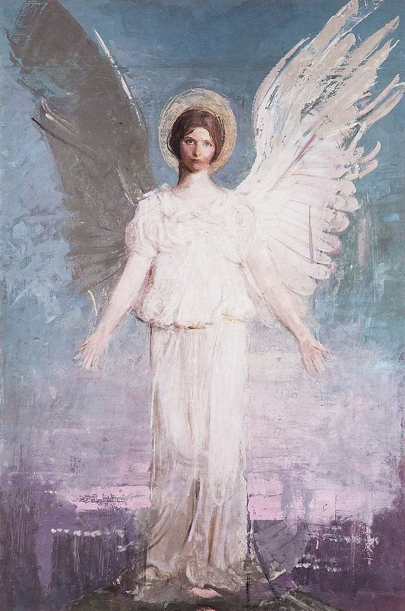 Abbott Handerson Thayer angel painting in a 8 x10 inch ULTRA