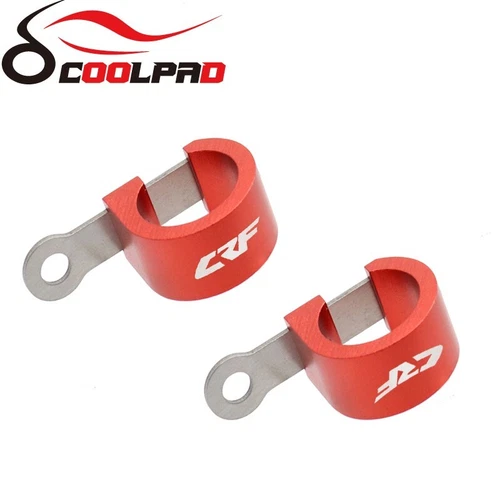 Par de guías inferiores de manguera de freno delantero para HONDA CRF 250L/250RL CRF300L CRF250RL - Imagen 3 de 11