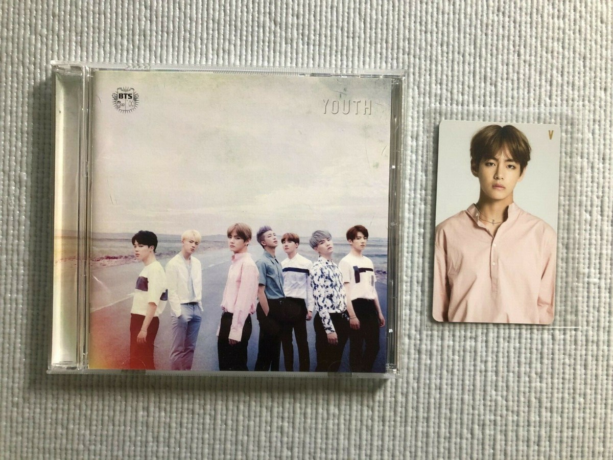 BTS YOUTH Japan Album with Photo booklet Jacket &Official Photo