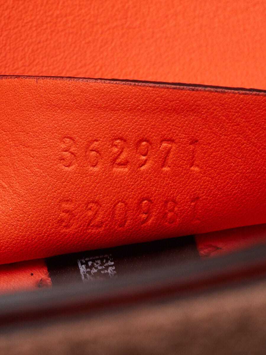 Gucci Orange/Black Python Soft Jackie Convertible… - image 9