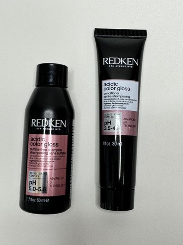 Redken Acidic Color Gloss Shampoo 1.7oz & Conditioner 1oz Travel size Hair care - Picture 8 of 8