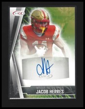 2022 SAGE #A-JH Jacob Herres Autographs Red