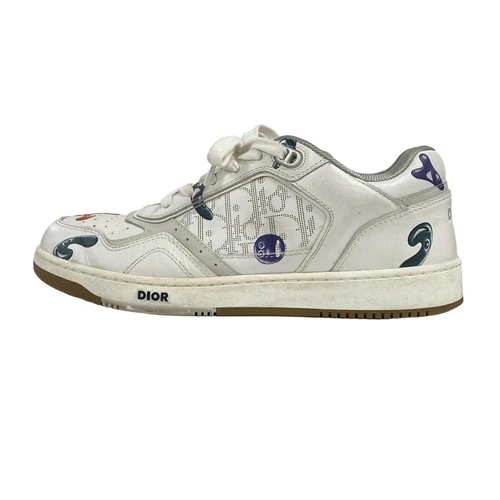 Auth DIOR/ChristianDior B27 DIOR AND KENNY SCHARF Baskets basses blanches multi