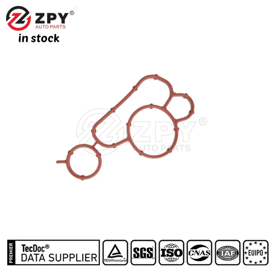 ZPY Engine Oil Cooler Gasket For Audi A3 A4 A6 Q5 VW Beetle 06J115441B - Image 4 of 4