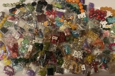 40 Bags Assorted Beads, Charms and Pendants