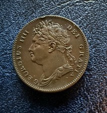 1823 George IV Copper Farthing