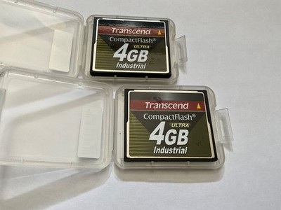 Lot 2pcs 4gb TRANSCENDCF TYPE I compactflash memory  cards for Canon,Kodak,Nikon