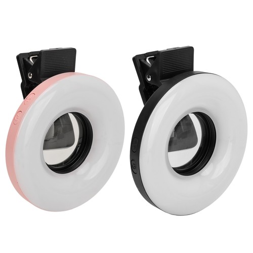 Macro Lens With Mini Clip Ring Light 15X Zoom 3000K‑6500K 5 Adjustable Brig GDB - Photo 11/18