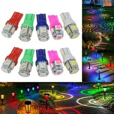 10Pcs T10 Wedge LED Bulbs Low Voltage DC 12V for Malibu T5 Landscape Light