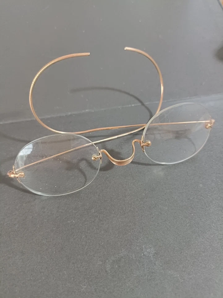 ANCIENNES LUNETTES NUMÉROTÉES POINCON - Photo 4/4