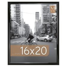 MCS Trendsetter 16x20 Black High-Gloss Poster Frame for Wall, Vertical  Horizon