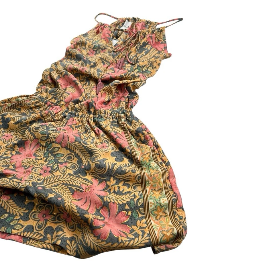 Nuevo con etiquetas Mameluco Raga Anthropologie Mujer Boho Estampado Floral Talla S Foto 2 de 4