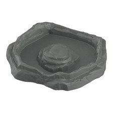 Terrarium Bowl Tortoise Water Food Bowl Feeder Realistic Reptile Bathing Pool