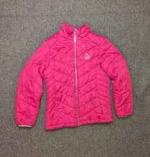 Gerry Puffer Jacket Girls Medium 10/12 Pink Full Zip Winter Outdoor Coat